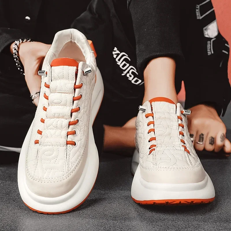 Style Men's Athletic Shoes, A+ Quality Running Shoes with Thick Soles and Increased Height/2025/ New 4