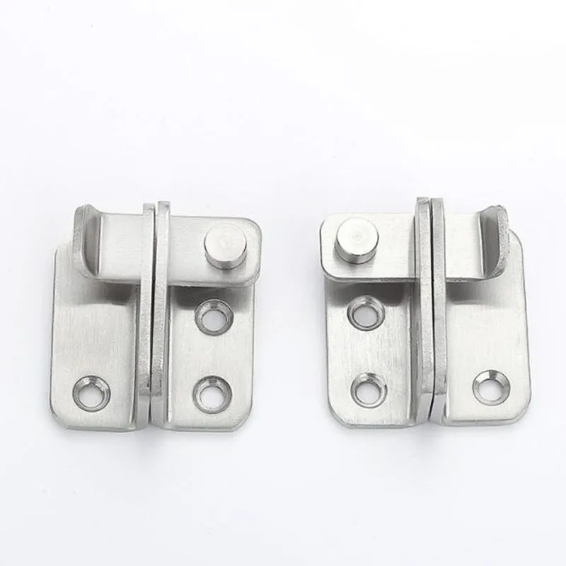 Turn On Left / Right Brief Simple Bolt Anti-theft Security Door Thick Stainless Steel Thicken Bolt Locker Lock Hasp