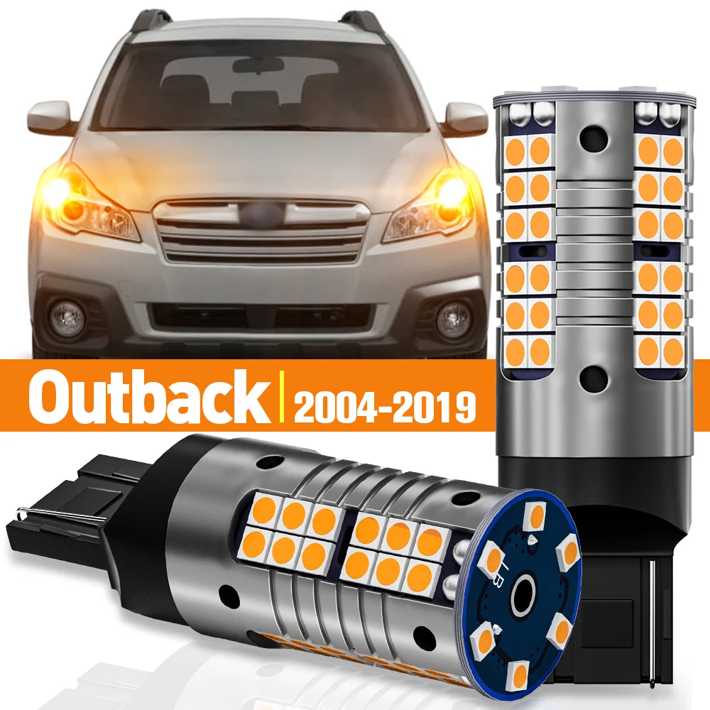 

2x LED Turn Signal Light For Subaru Outback 2004-2019 2005 2006 2007 2008 2009 2010 2011 2012 2013 2014 Accessories Canbus Lamp