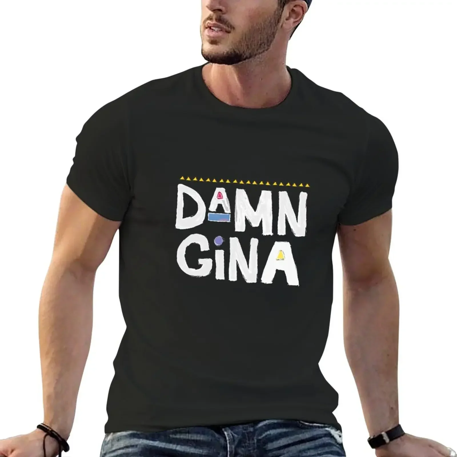 

Damn Gina T-shirt Go Gina 90s Tee Do It For The Culture Tees T-Shirt graphics summer tops t shirts for men cotton