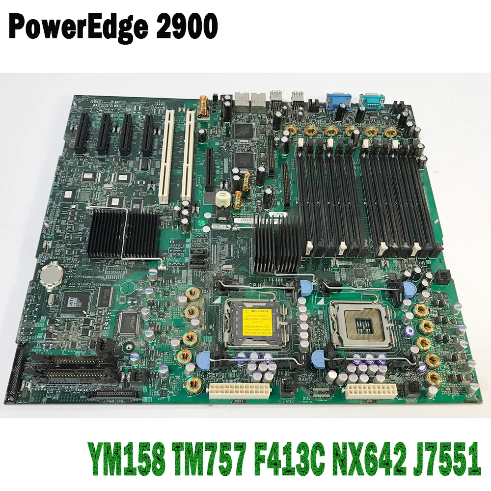 Scheda Madre Del Server Per Dell Poweredge 2900 Ym158 Tm757 F413C Nx642 J7551