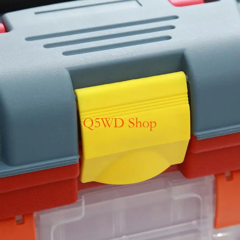 Q5WD 4 레이어 플라스틱 스토리지 박스 슬롯 조정 가능한 포장 도구 케이스 나사 공예 보석 주최자 상자