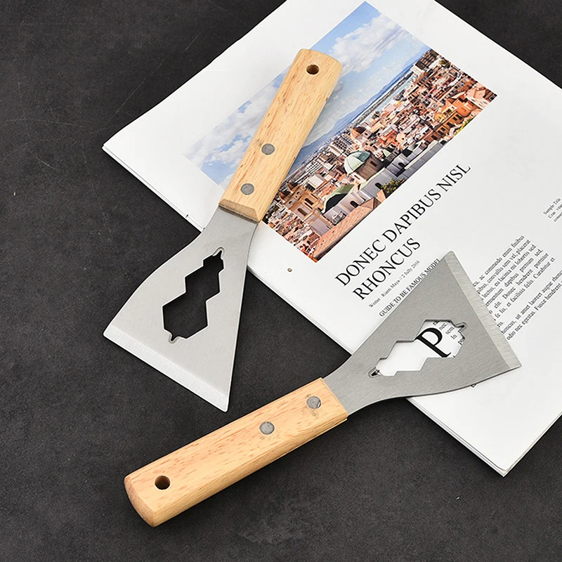 Japanese Style Dust Scraper Putty Knife Wall Covering Tool Decoration Multifunctional Shovel Putty Knife Wooden Handle