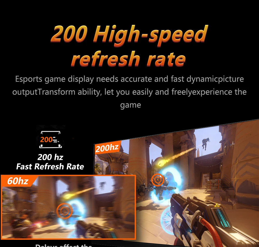 FYHXele 29 Inch Monitor 200Hz Wide Display 21:9 IPS WQHD Desktop LED Gamer Computer Screen Not Curved DP/2560*1080 3 S8fc32f6e1d6740c399fd9c5724a9dd26W