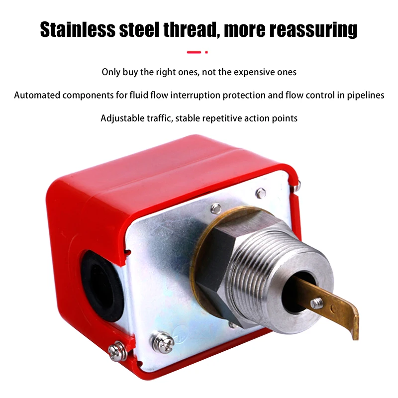 Paddle Water Pump Flow Sensor Switch Water Flow Switch HFS-25 HFS-20 HFS-15 NPT 1" 1/4" 1/6" Liquid Level Controller