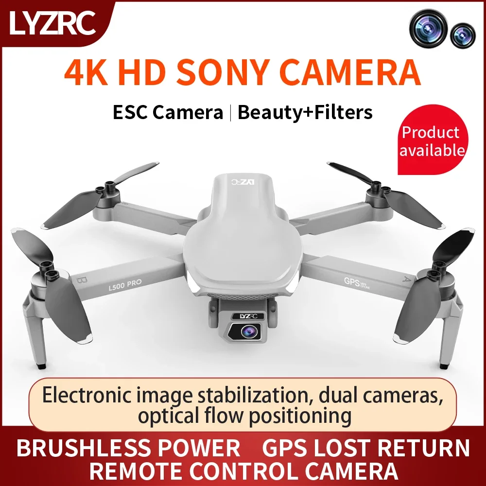 Квадрокоптер XYRC L500 PRO складной с GPS и двойной HD камерой, 1200 м
