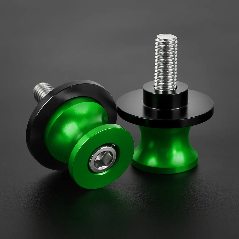 CNC Aluminum Swingarm Spool Sliders For Kawasaki Z900 Z650 - Pair, Fits 2023-2024 Models, Multiple Colors