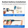 LUXIANZI Dual-use Voltage Tester Pen Word/cross Screwdrivers Non-contact Induction Intelligent Indicator Light Tester Pen Tool 6