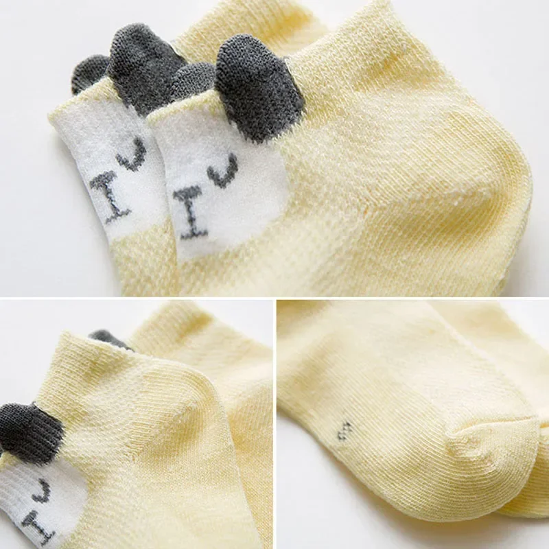 5 Pairs/Lot Baby Socks Newborns Infant Soft Cotton Breathable Stripe Dots Fashion School Socks Autumn Spring cotton socks baby socks