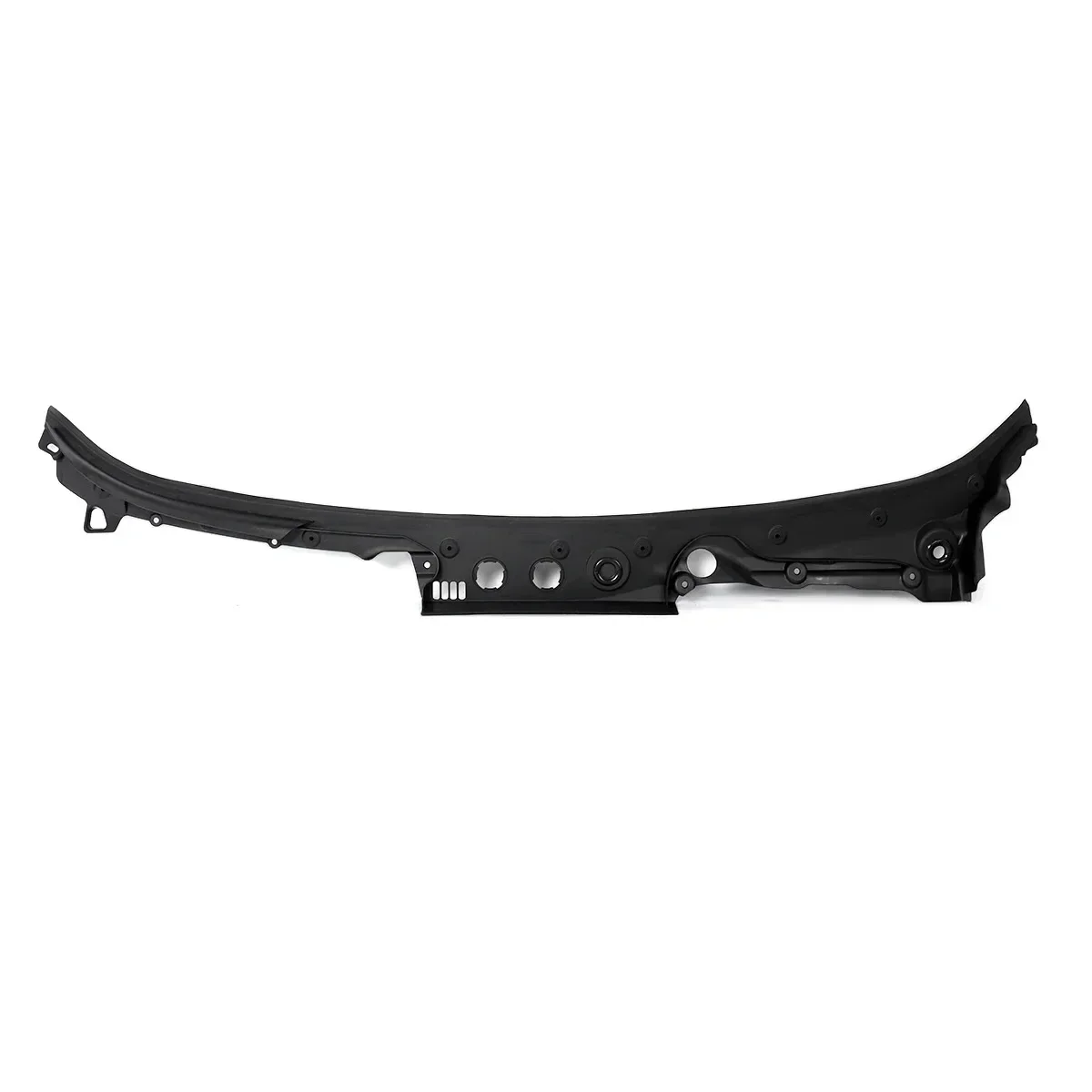 Black Plastic Windshield Wiper Cover Vent Cowl Grille Panel