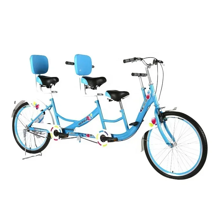 Veicoli Ricreativi Turistici Turistici Per Adulti 3 Persone 24 26 Pollici Beach Cruiser Tandem Bike In Vendita
