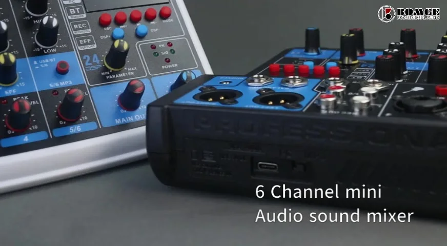 BOMGE-USBオーディオミキサーインターフェース、ポータブルミキシング