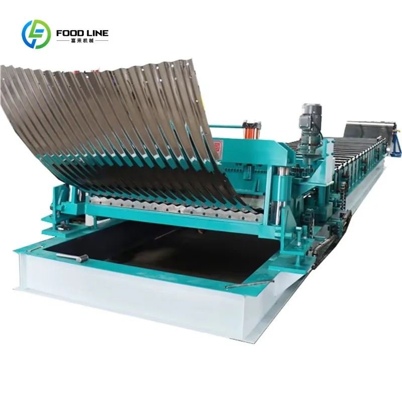 Silo Making Machine Corrugated Roll Forming Punching Curving Crimping Grain Panel Machine Stable Performance for Grain Storage 1