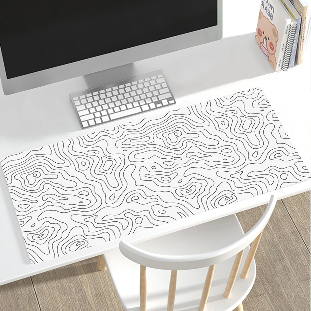 Grand Art tapis de souris blanc noir bureau protecteur tapis sur la Table  tapis d'ordinateur Xxl tapis de souris - White - ARIE11516 - Cdiscount  Informatique