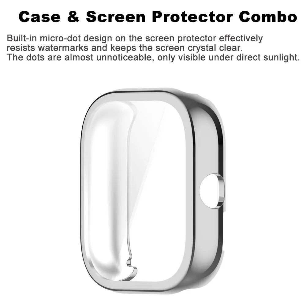 Soft TPU All-Around Bumper Frame Screen Protector Shell