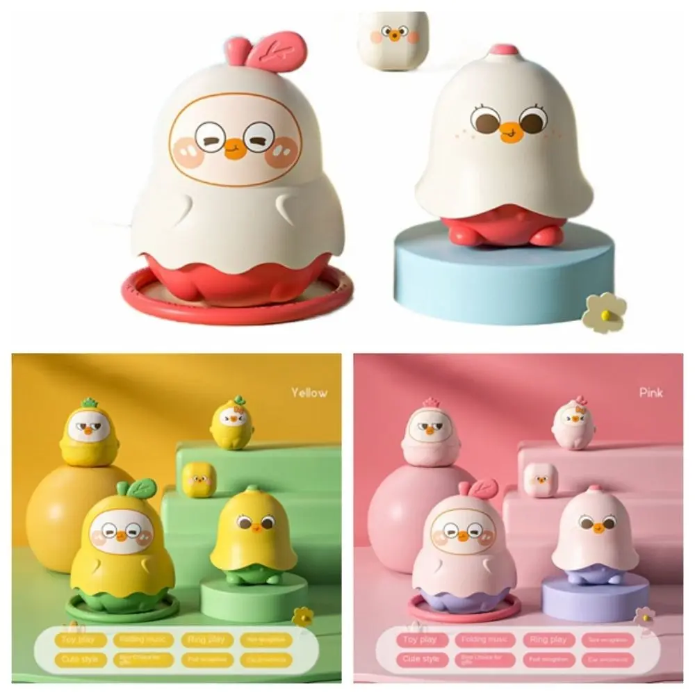 

5th Floor Duck Pear Set Doll Diy Toys Concept of Size Diy Baby Cup Set Q Cute Fruit Russian Dolls Circle Game