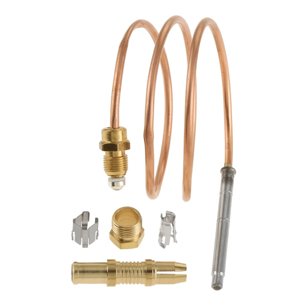 24 Inch Gas Stove Universal Thermocoupler Fireplace Replacement Kit Meter Digital Temperature Controller Thermocouple Probe