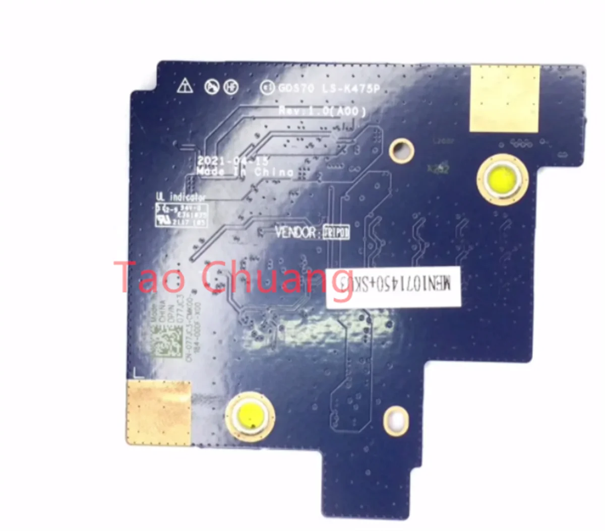 Placa do Adaptador do Teclado Retroiluminado para Dell Alienware X17 r1 r2 Gds70 Ls-k474p Ls-k475p - Imagem 3