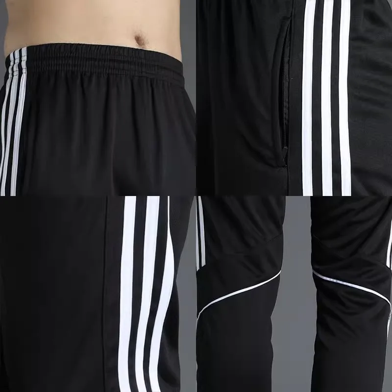 Soccer Pants Spring Autumn Men Slim Fit Sports Pants Men Versatile Casual Straight Leg Football Running Sports Pants