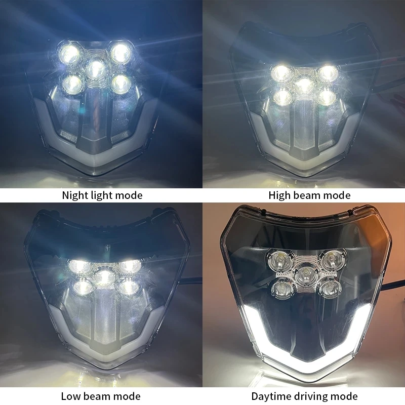 オートバイ LED ライト芯ヘッドライトヘッドランプランプ KTM EXC XC