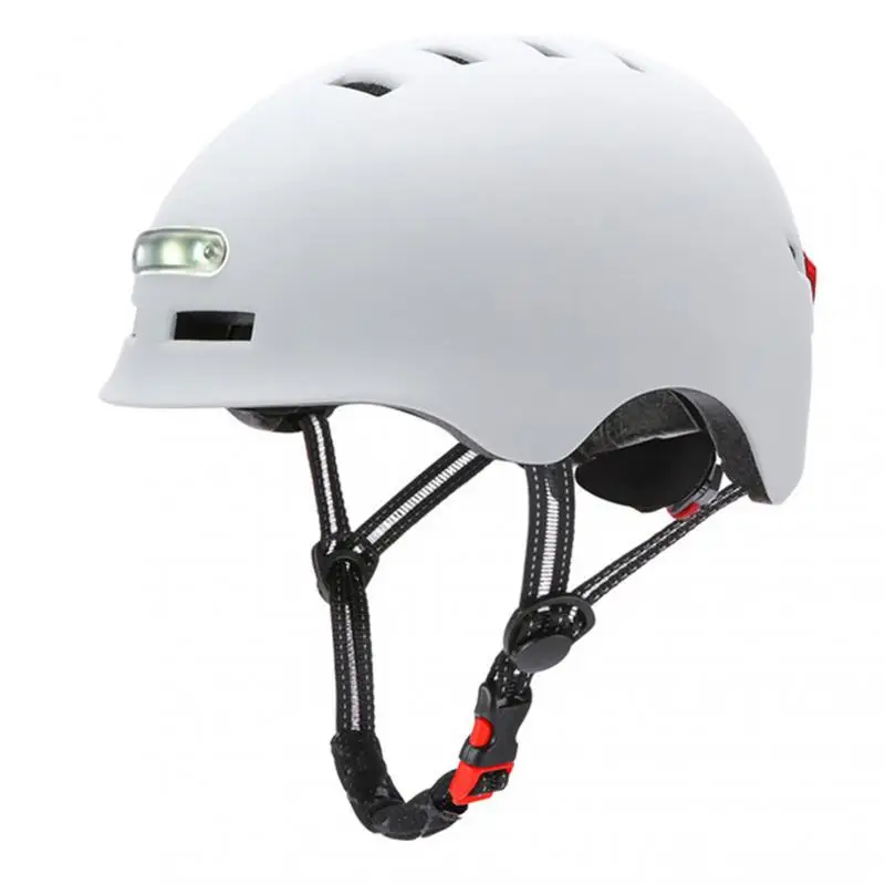 

Adult bicycle helmet with LED light bicycle smart safety helmet motorcycle safety helmetCE, ROHS certification