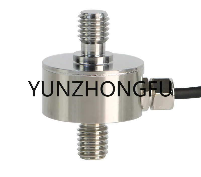 

Small size pressure weighing press force measuring miniature Threaded rod tension load cell sensor