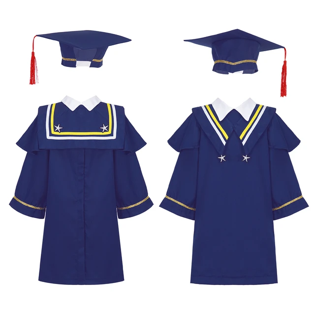 Triple Color V-Stoles – Graduation Cap and Gown