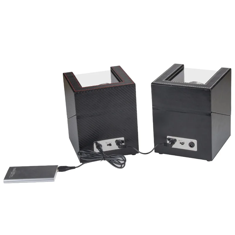 Watch Winder Watch Winders For Automatic Watches Usb Power Globally Mute Mabuchi Motor Mechanical Watch Rotate Stand Box Carbon Fiber
