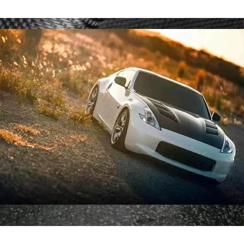 370Z Z34용 고품질 습식 카본 파이버 후드