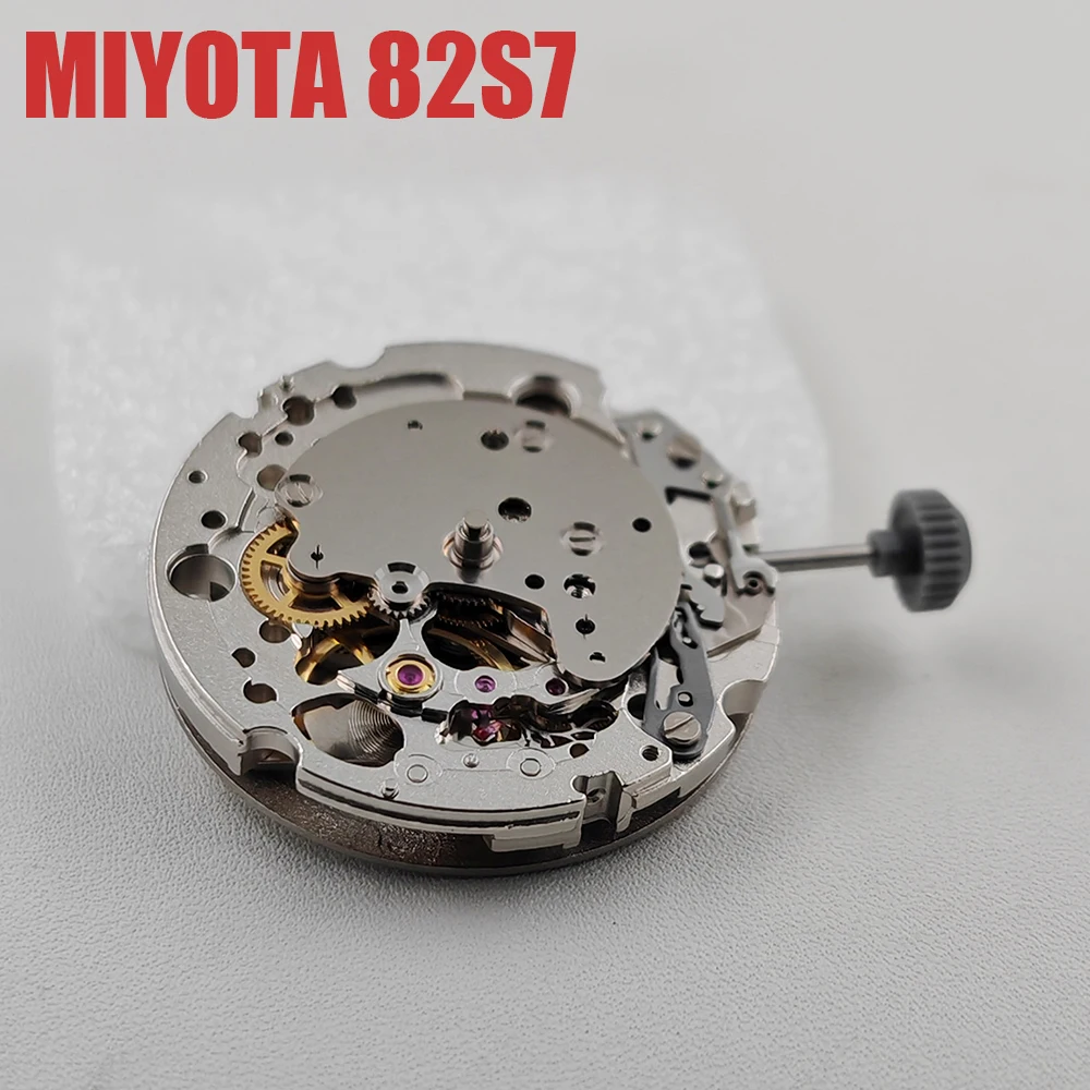 일본 MIYOTA 82S7 자동 기계식 무브먼트  메커니즘 21개의 보석 고정밀..