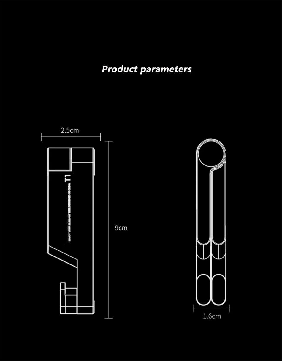 mobile grip holder T1 Universal Mini Aluminum Portable Folding Desk Mount Holder V-bracket Mobile Phone Cradle Foldable Stand for Cellphone iPad flexible phone holder