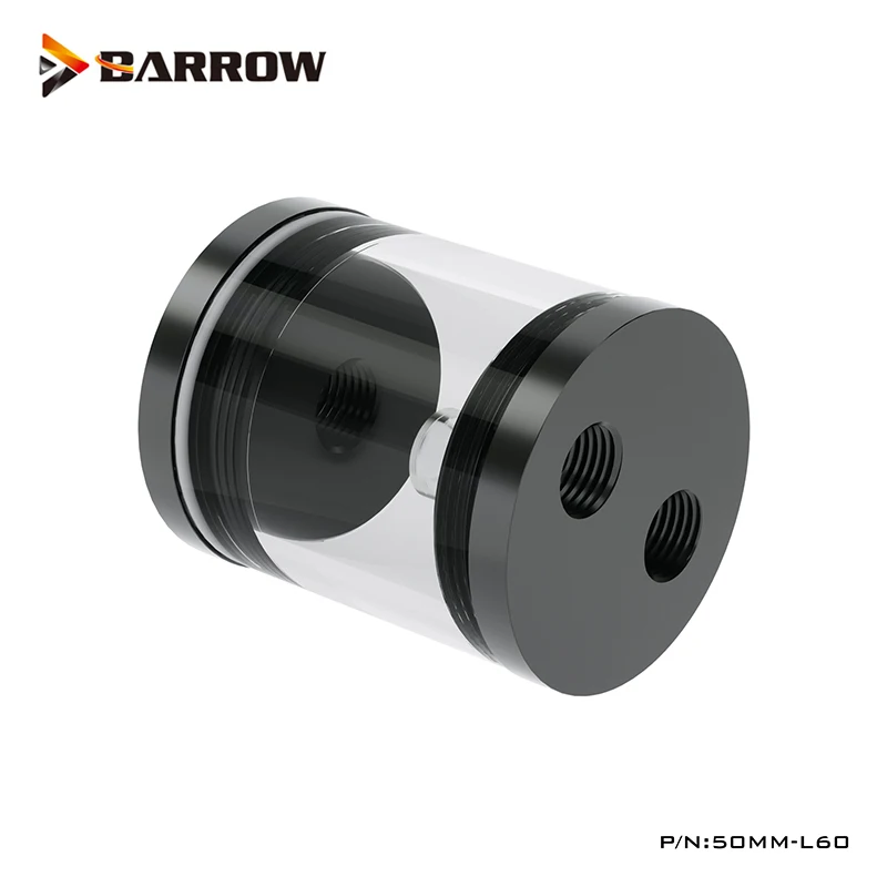 Réservoir d'eau cylindrique Barrow pour refroidissement liquide d'armoire MIni, petit réservoir de 60MM de longueur 50MM de diamètre, 50MM-L60