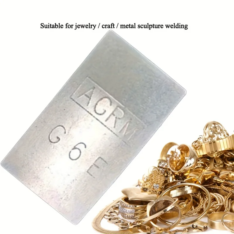 Silver solder piece 1pc Easy Professional Silver Solder Plate Soldering Piece For Silver Welding Jewelry Processing Soldering Welding Blade Tool