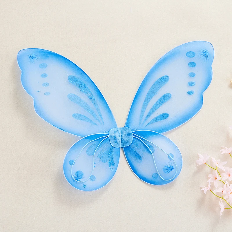 Kids Baby Girls Butterfly Fairy Wings Multi Colors Shine Lovely Halloween Costume Party Supplies