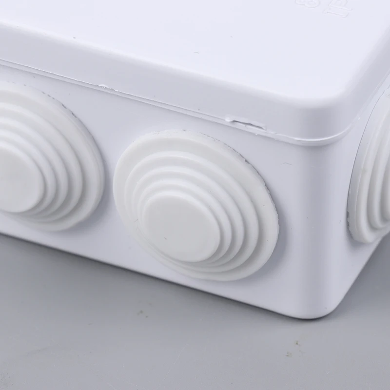 1pc IP65 Waterproof White PVC Electrical Enclosure for Indoor and Outdoor Wiring