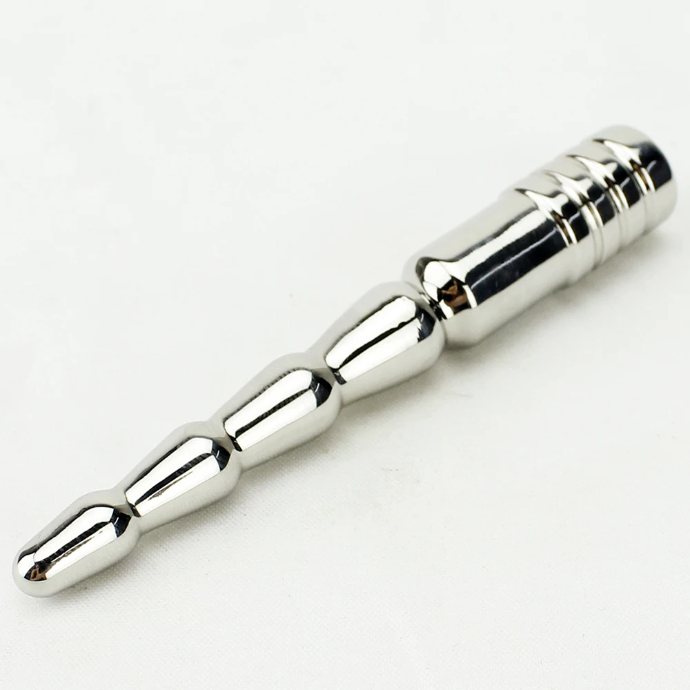 Metal Urethral Catheter Sounding Beads Penis Plug Dilator Horse Eye Stick Urethral Plug SM Adult Sex Toys For Men Masturbators