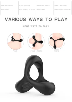 Drop Shipping Soft Silicone Penis Toys Sex Adult Dildo Cock Ring Sex Toys for Male Cock Ring penis extender and viberator 3