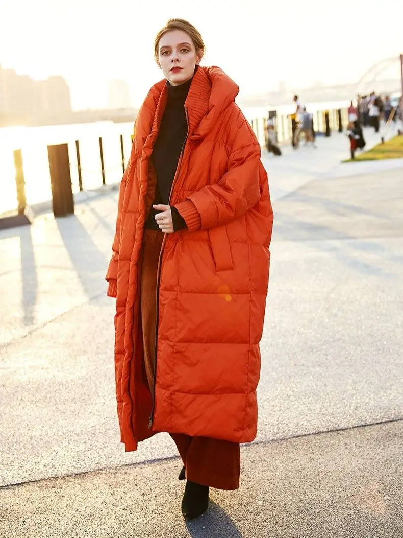 【 】 Performance 男女兼用 Bulky Padded Duck Down More Than 400g Thicker Warm Duck Down Coats Women's