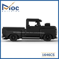 MOC Building Blocks Classic Vehicle Series US Pickup Truck Model DIY Assemble Bricks Creative Car Toys Collection Display Gifts 5