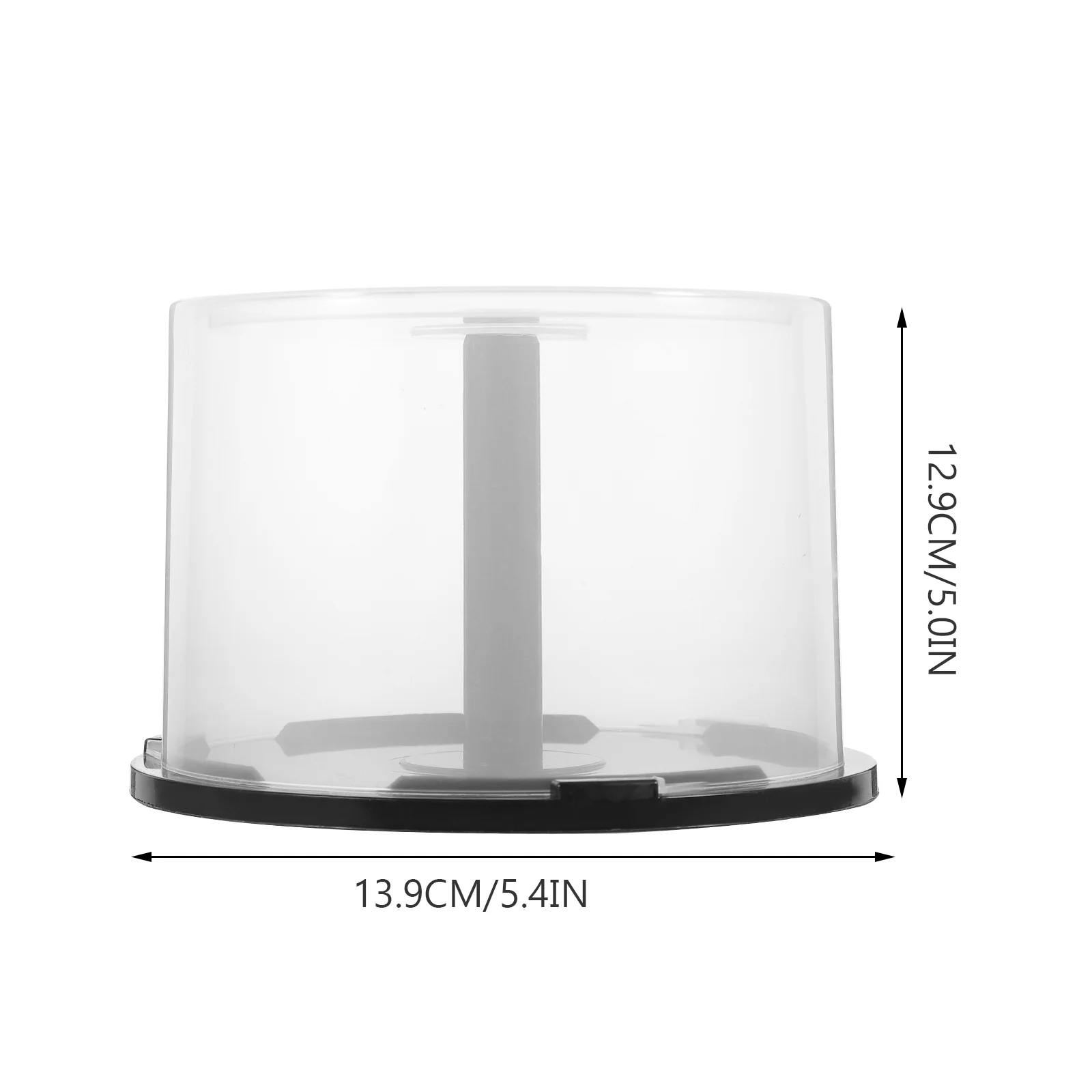 Plastic DVD Storage Holder Empty DVD Storage Bucket CD Containers 2 pcs cd dvd storage bag cd dvd storage case