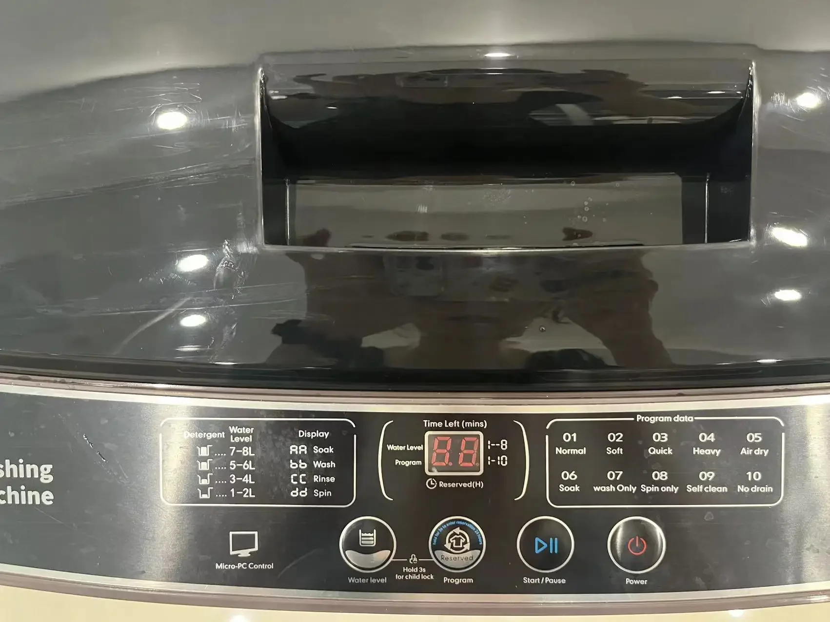 12kg Fully Automatic Single Tube Top Loader Portable Washing Machine Large 7kg 8kg Wash Cloth Washing Machine 3
