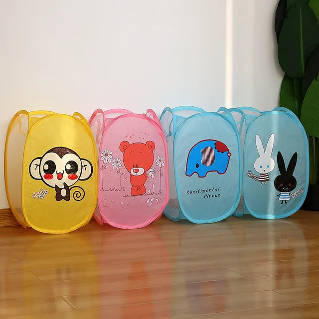 Várakozó Kosár Játék Tároló Összecsukható Ruhadarab Gyerekek Játékok Sundries Szervezés - Image 2