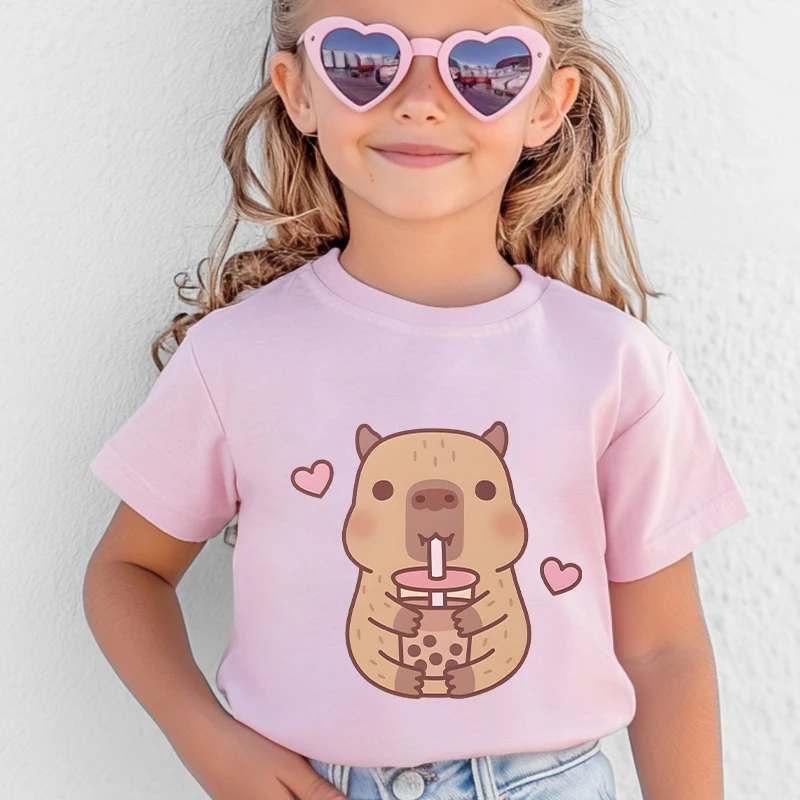 Kids T Shirt Kawaii Cartoon for Children casual t shirt kids t shirt