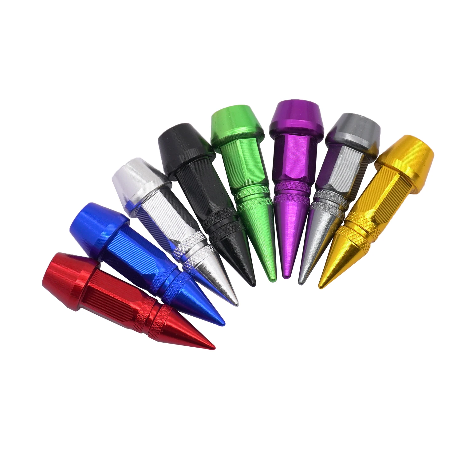 Tire Valve Caps 4pcs Universal Fits for Car Motorcycle Bike Wheel Tires Valves Tyre Stem Cap Air Cap Airtight Cover