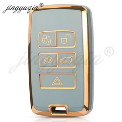 Premium TPU Car Remote Key Case Cover - Sleek & Durable Protection (GRAY)