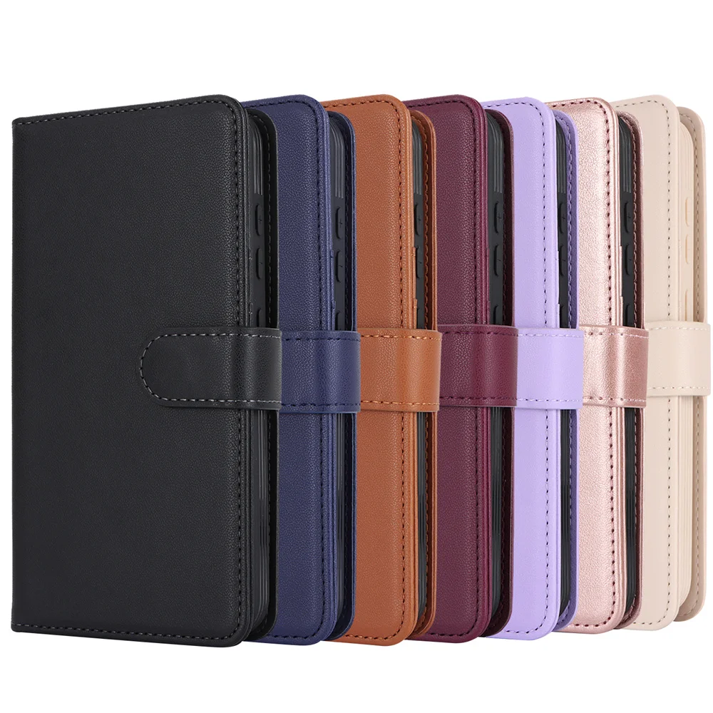 Easewave Luxury 2-in-1 Detachable Magsafe Wallet Case with Wireless Charging & Magnetic Flip Cover