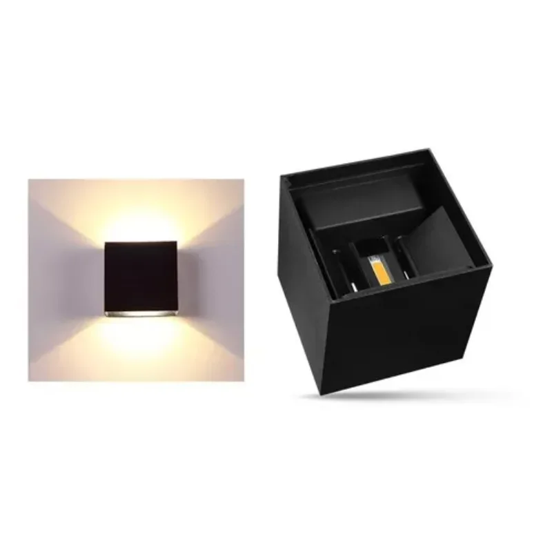 12W 120W Indoor Outdoor 3000K Wall Light-Perfect for Both Indoor and Outdoor Use