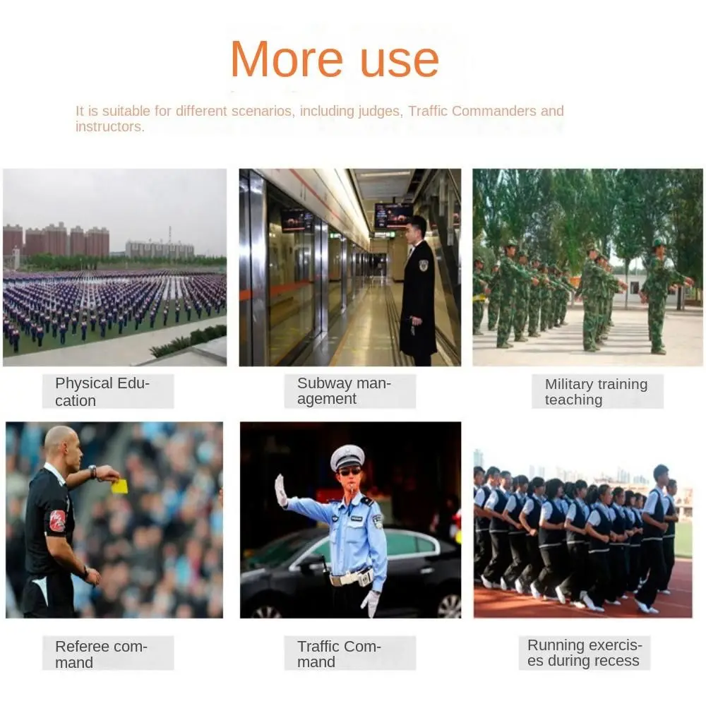 Loud Metal Whistle Soccer Rope Professional Referee Sport Whistle Smooth Wear Resistant Stainless Steel Whistles Rugby sport whistle metal whistle