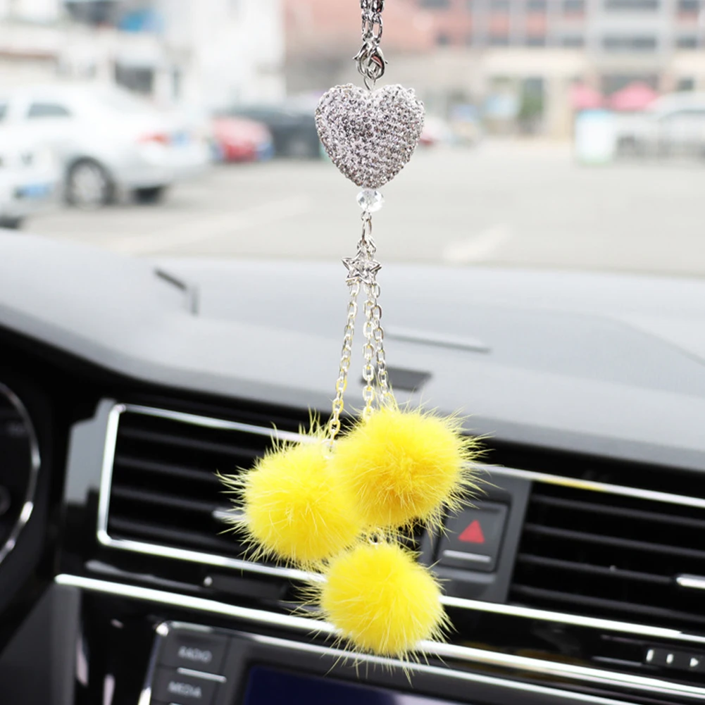 Chapelet De Rétroviseur Flaconi X2 - Décoration Voiture - Alliage/Plastique - Blanc