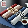 Chinese Style Table Flag Waterproof Oil Resistant Tassel Table Runner Tea House Tea Towels Zen Tea Table Cloth Hotel Bed Flag 3